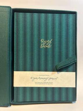 1Canoe2 Heirloom Collection Record of a Decade 10 Year Memory Journal